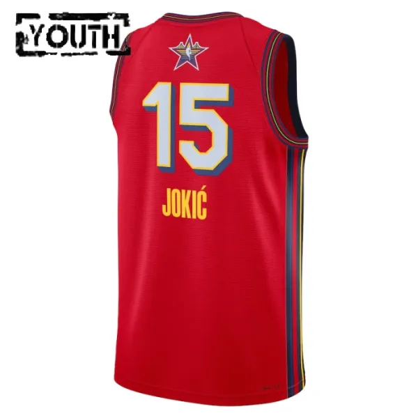 Jordan Nikola Jokic Lasten Pelipaita All-Star 2025 Swingman Punainen
