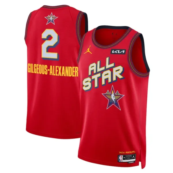 Jordan Shai Gilgeous Alexander Miesten Pelipaita All-Star 2025 Swingman Punainen