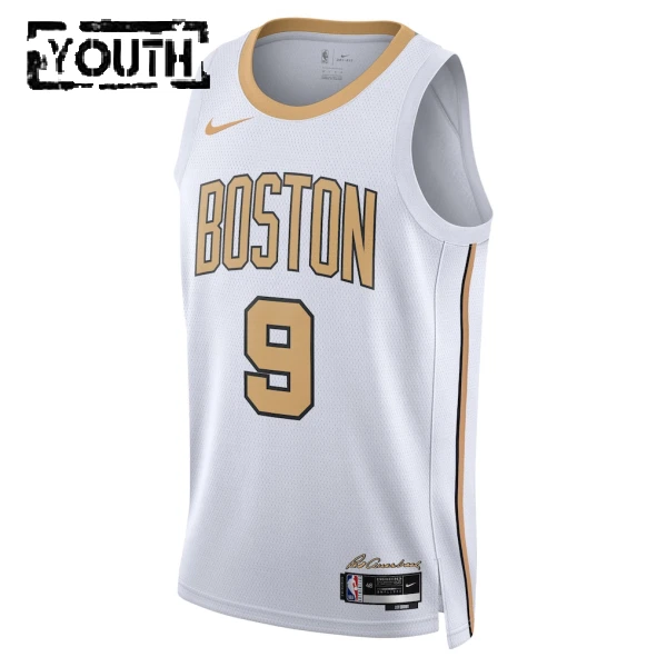 Nike Boston Celtics Derrick White Lasten Pelipaita City Edition 2025-26 Swingman Valkoinen