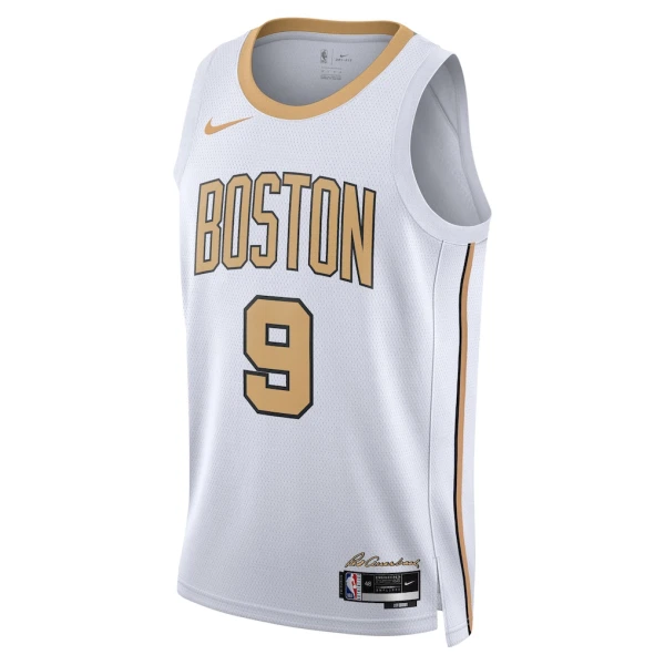 Nike Boston Celtics Derrick White Miesten Pelipaita City Edition 2025-26 Swingman Valkoinen
