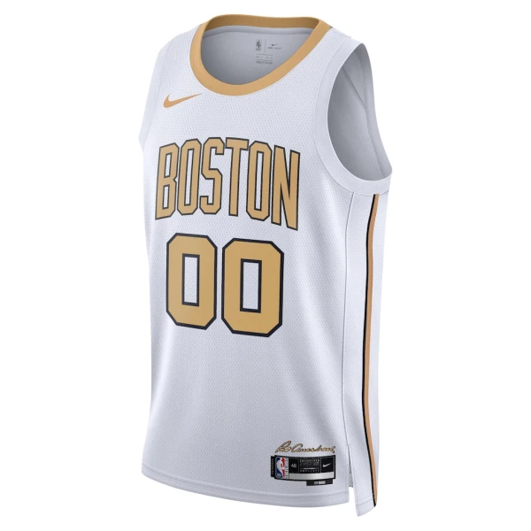 Nike Boston Celtics Personoitava Miesten Pelipaita City Edition 2025-26 Swingman Valkoinen