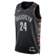 Nike Brooklyn Nets Cam Thomas Miesten Pelipaita City Edition 2025-26 Swingman Musta