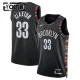 Nike Brooklyn Nets Nic Claxton Lasten Pelipaita City Edition 2025-26 Swingman Musta