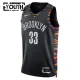 Nike Brooklyn Nets Nic Claxton Lasten Pelipaita City Edition 2025-26 Swingman Musta