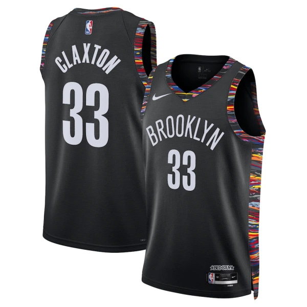Nike Brooklyn Nets Nic Claxton Miesten Pelipaita City Edition 2025-26 Swingman Musta Nike Brooklyn Nets Nic Claxton Miesten Pelipaita City Edition 2025-26 Swingman Musta