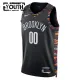 Nike Brooklyn Nets Personoitava Lasten Pelipaita City Edition 2025-26 Swingman Musta
