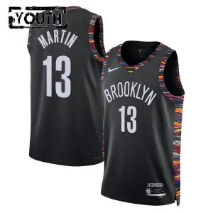 Nike Brooklyn Nets Tyrese Martin Lasten Pelipaita City Edition 2025-26 Swingman Musta