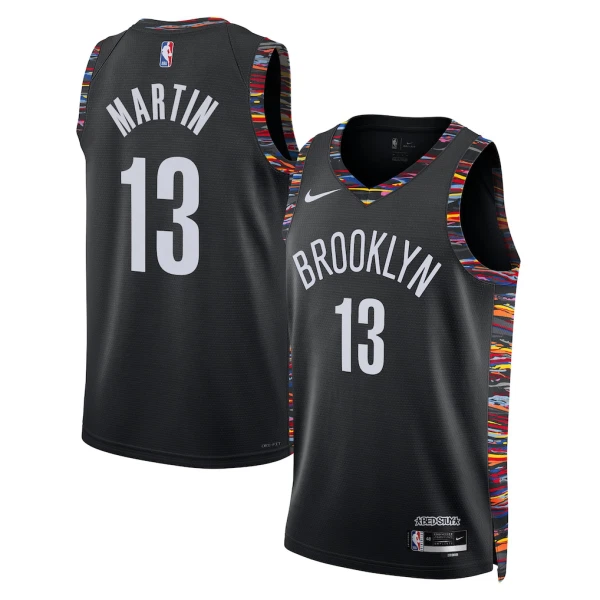 Nike Brooklyn Nets Tyrese Martin Miesten Pelipaita City Edition 2025-26 Swingman Musta