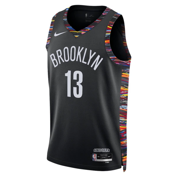 Nike Brooklyn Nets Tyrese Martin Miesten Pelipaita City Edition 2025-26 Swingman Musta