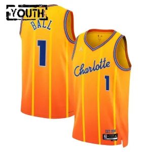 Charlotte Hornets Jordan Lamelo Ball Lasten Pelipaita City Edition 2025-26 Swingman