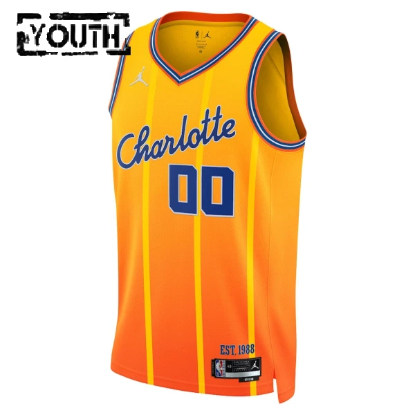 Charlotte Hornets Jordan Personoitava Lasten Pelipaita City Edition 2025-26 Swingman