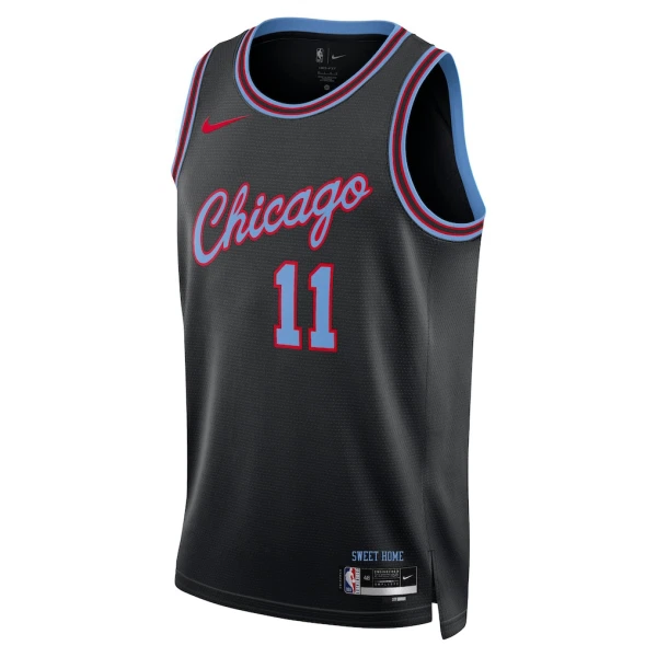 Nike Chicago Bulls Ayo Dosunmu Miesten Pelipaita City Edition 2025-26 Swingman Musta