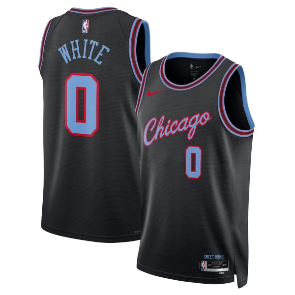 Nike Chicago Bulls Coby Black Miesten Pelipaita City Edition 2025-26 Swingman Musta