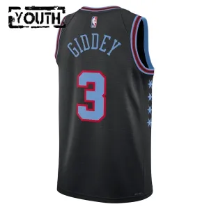Nike Chicago Bulls Josh Giddey Lasten Pelipaita City Edition 2025-26 Swingman Musta