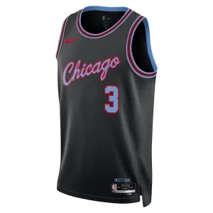 Nike Chicago Bulls Josh Giddey Miesten Pelipaita City Edition 2025-26 Swingman Musta