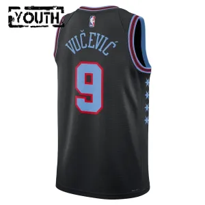 Nike Chicago Bulls Nikola Vucevic Lasten Pelipaita City Edition 2025-26 Swingman Musta