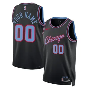 Nike Chicago Bulls Personoitava Miesten Pelipaita City Edition 2025-26 Swingman Musta