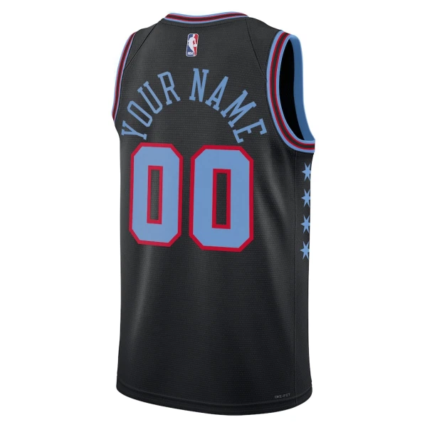 Nike Chicago Bulls Personoitava Miesten Pelipaita City Edition 2025-26 Swingman Musta