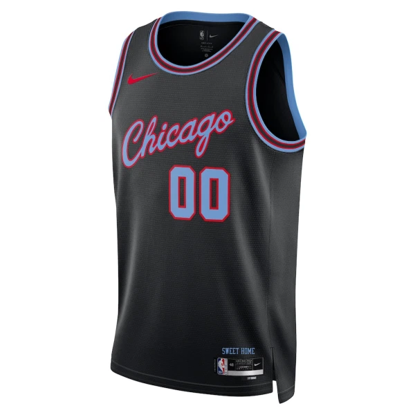 Nike Chicago Bulls Personoitava Miesten Pelipaita City Edition 2025-26 Swingman Musta