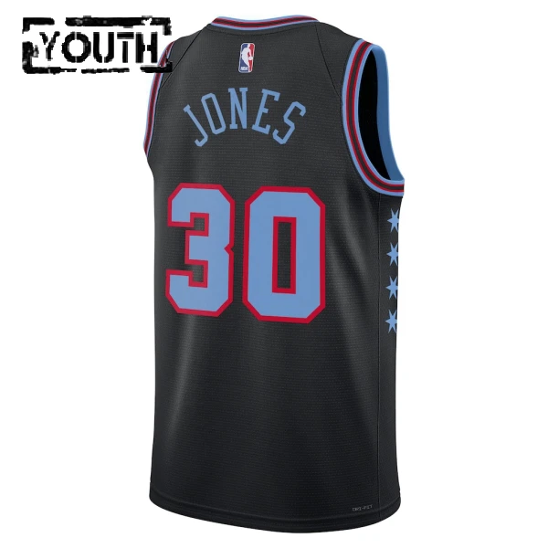 Nike Chicago Bulls Tre Jones Lasten Pelipaita City Edition 2025-26 Swingman Musta