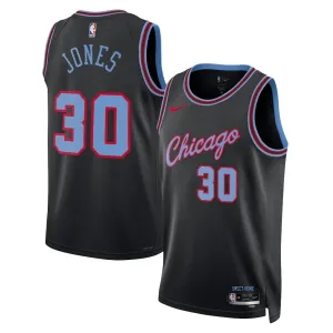 Nike Chicago Bulls Tre Jones Miesten Pelipaita City Edition 2025-26 Swingman Musta