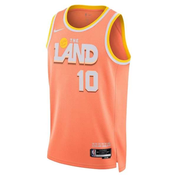 Nike Cleveland Cavaliers Darius Garland Miesten Pelipaita City Edition 2025-26 Swingman Oranssi