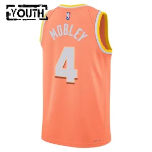 Nike Cleveland Cavaliers Evan Mobley Lasten Pelipaita City Edition 2025-26 Swingman Oranssi