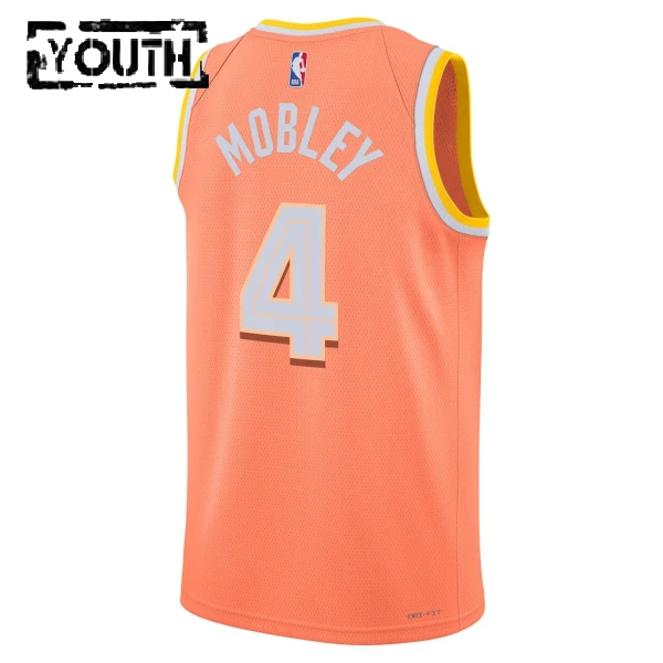 Nike Cleveland Cavaliers Evan Mobley Lasten Pelipaita City Edition 2025-26 Swingman Oranssi