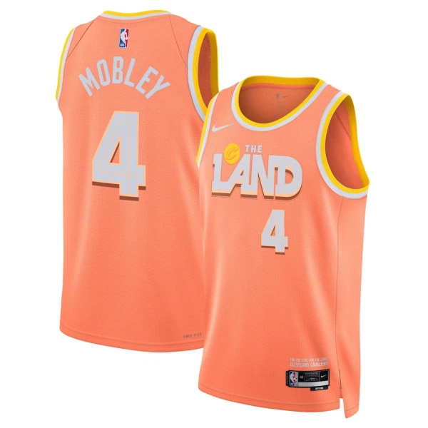 Nike Cleveland Cavaliers Evan Mobley Miesten Pelipaita City Edition 2025-26 Swingman Oranssi Nike Cleveland Cavaliers Evan Mobley Miesten Pelipaita City Edition 2025-26 Swingman Oranssi