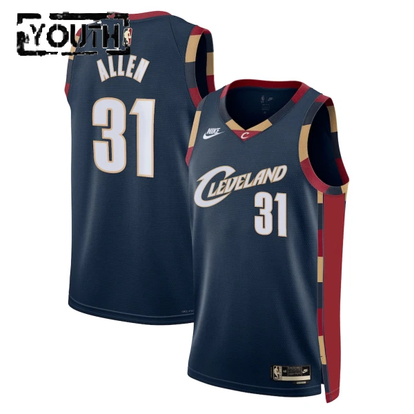 Nike Cleveland Cavaliers Jarrett Allen Lasten Pelipaita Classic Edition 2025-26 Swingman Laivasto