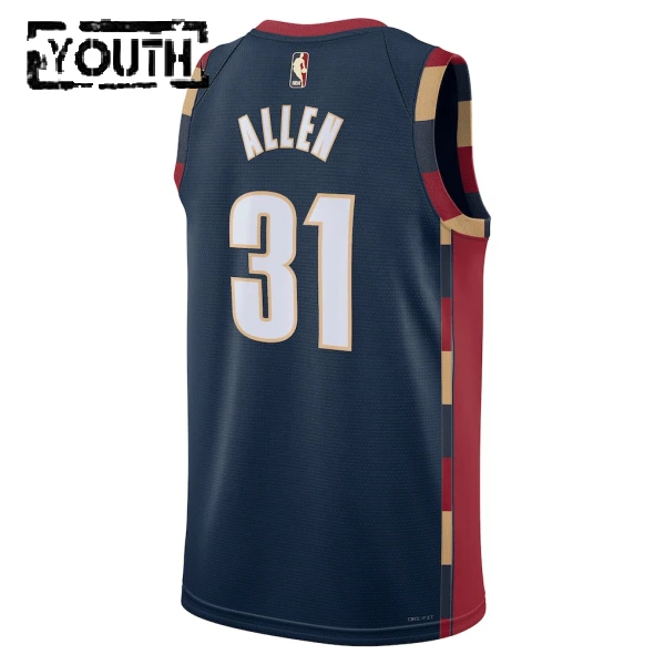 Nike Cleveland Cavaliers Jarrett Allen Lasten Pelipaita Classic Edition 2025-26 Swingman Laivasto