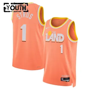 Nike Cleveland Cavaliers Max Strus Lasten Pelipaita City Edition 2025-26 Swingman Oranssi