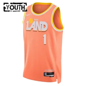 Nike Cleveland Cavaliers Max Strus Lasten Pelipaita City Edition 2025-26 Swingman Oranssi