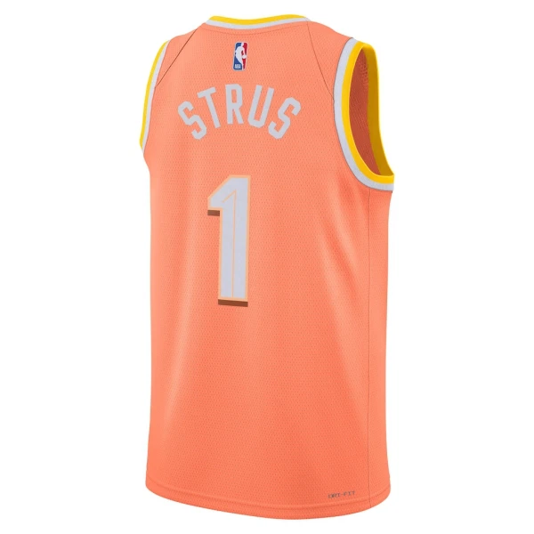 Nike Cleveland Cavaliers Max Strus Miesten Pelipaita City Edition 2025-26 Swingman Oranssi
