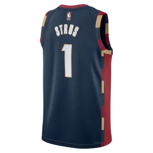 Nike Cleveland Cavaliers Max Strus Miesten Pelipaita Classic Edition 2025-26 Swingman Laivasto