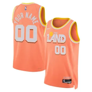 Nike Cleveland Cavaliers Personoitava Miesten Pelipaita City Edition 2025-26 Swingman Oranssi