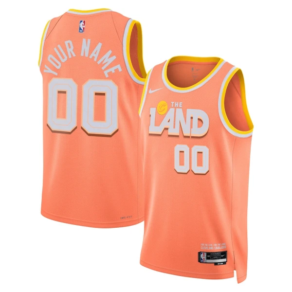 Nike Cleveland Cavaliers Personoitava Miesten Pelipaita City Edition 2025-26 Swingman Oranssi