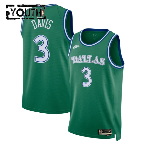 Nike Dallas Mavericks Anthony Davis Lasten Pelipaita Classic Edition 2025-26 Swingman Vihreä