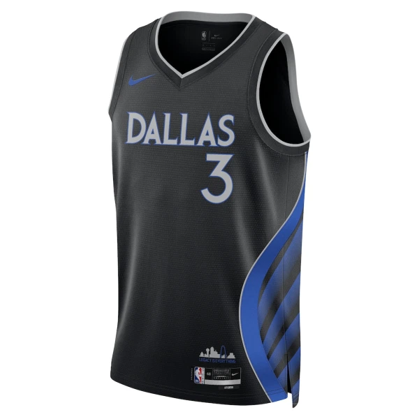 Nike Dallas Mavericks Anthony Davis Miesten Pelipaita City Edition 2025-26 Swingman Musta