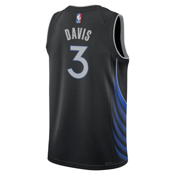 Nike Dallas Mavericks Anthony Davis Miesten Pelipaita City Edition 2025-26 Swingman Musta