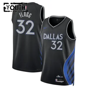 Nike Dallas Mavericks Cooper Flagg Lasten Pelipaita City Edition 2025-26 Swingman Musta