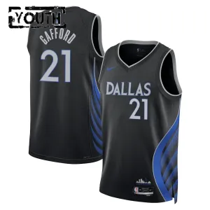 Nike Dallas Mavericks Daniel Gafford Lasten Pelipaita City Edition 2025-26 Swingman Musta