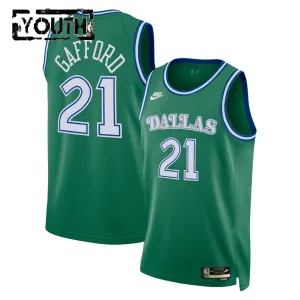 Nike Dallas Mavericks Daniel Gafford Lasten Pelipaita Classic Edition 2025-26 Swingman Vihreä