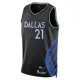 Nike Dallas Mavericks Daniel Gafford Miesten Pelipaita City Edition 2025-26 Swingman Musta