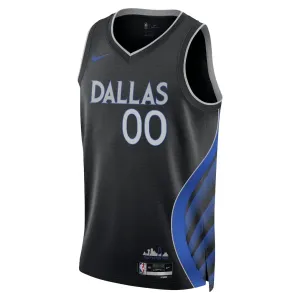 Nike Dallas Mavericks Personoitava Miesten Pelipaita City Edition 2025-26 Swingman Musta