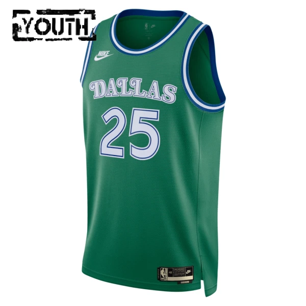 Nike Dallas Mavericks Washington JR Lasten Pelipaita Classic Edition 2025-26 Swingman Vihreä