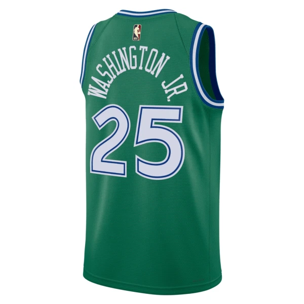 Nike Dallas Mavericks Washington JR Miesten Pelipaita Classic Edition 2025-26 Swingman Vihreä