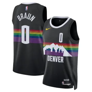 Nike Denver Nuggets Christian Braun Miesten Pelipaita City Edition 2025-26 Swingman Musta
