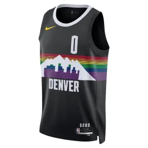 Nike Denver Nuggets Christian Braun Miesten Pelipaita City Edition 2025-26 Swingman Musta
