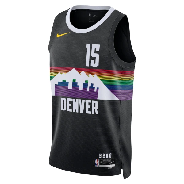 Nike Denver Nuggets Nikola Jokic Miesten Pelipaita City Edition 2025-26 Swingman Musta